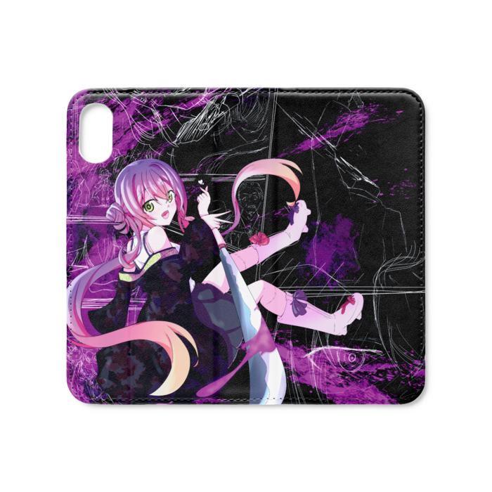 手帳型iPhoneケース(ベルトなし) - iPhone XS / X - ストラップ穴 なし