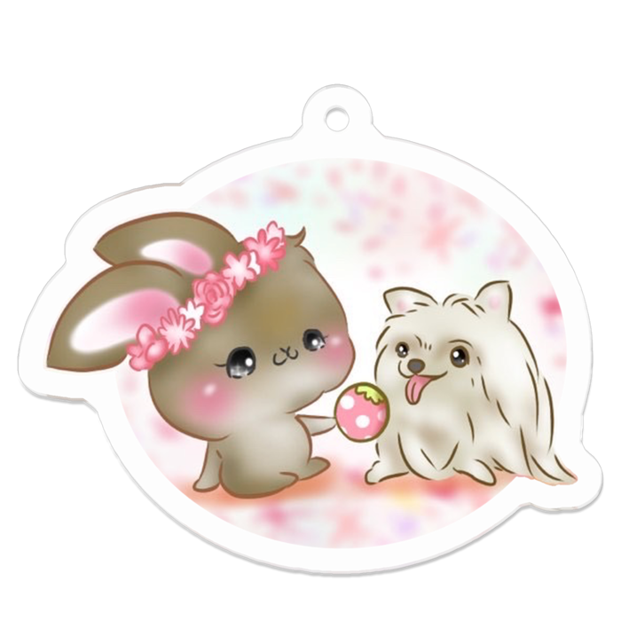 アクリルキーホルダー - 50 x 50 (mm)