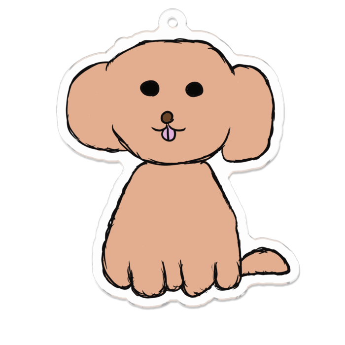 アクリルキーホルダー - 70 x 70 (mm)