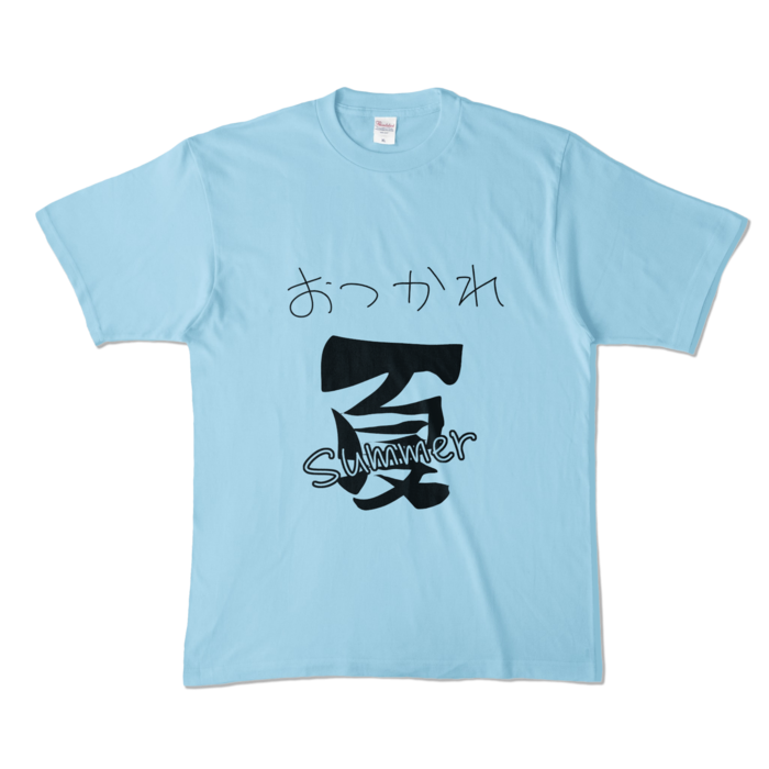 カラーTシャツ - XL - ライトブルー (淡色)