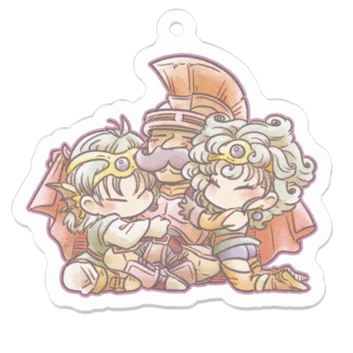 アクリルキーホルダー - 50 x 50 (mm)