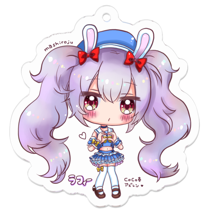 アクリルキーホルダー - 50 x 50 (mm)