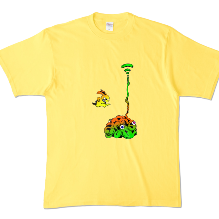 カラーTシャツ - XL - イエロー (濃色)(5)