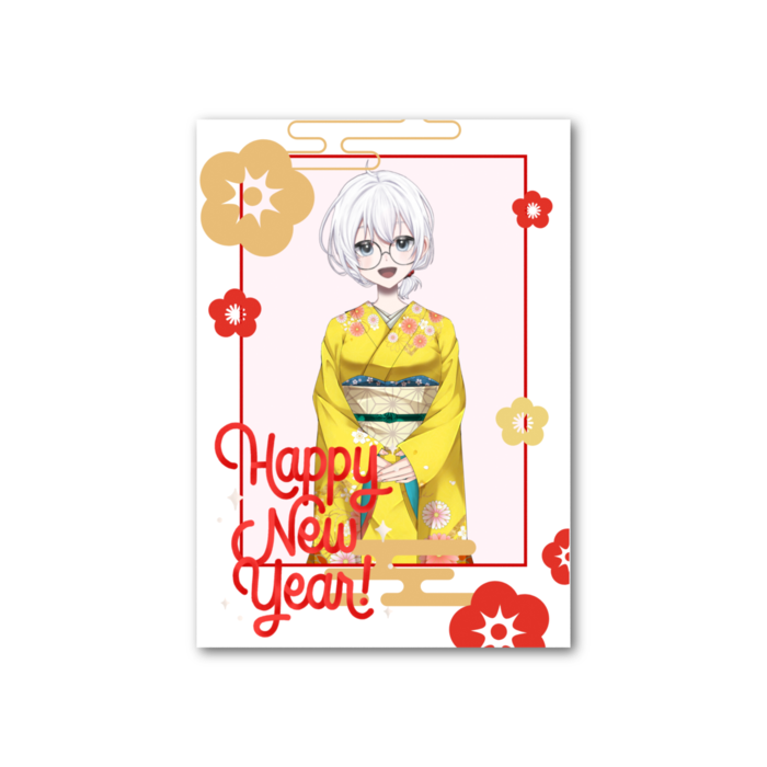 フォト風カード - 縦 - 片面