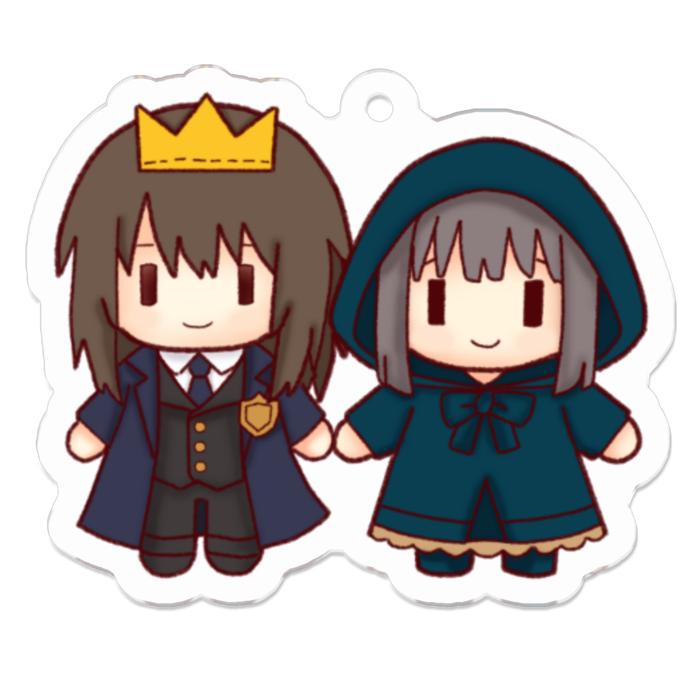 アクリルキーホルダー - 50 x 50 (mm)