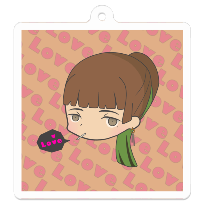 アクリルキーホルダー - 50 x 50 (mm)