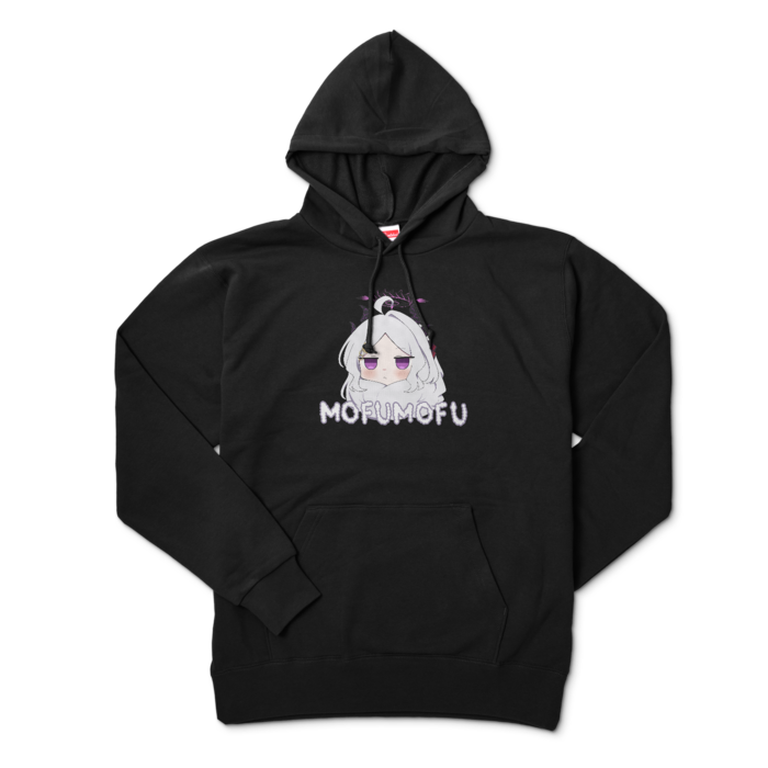 ヒナもふもふパーカー - XL - ブラック