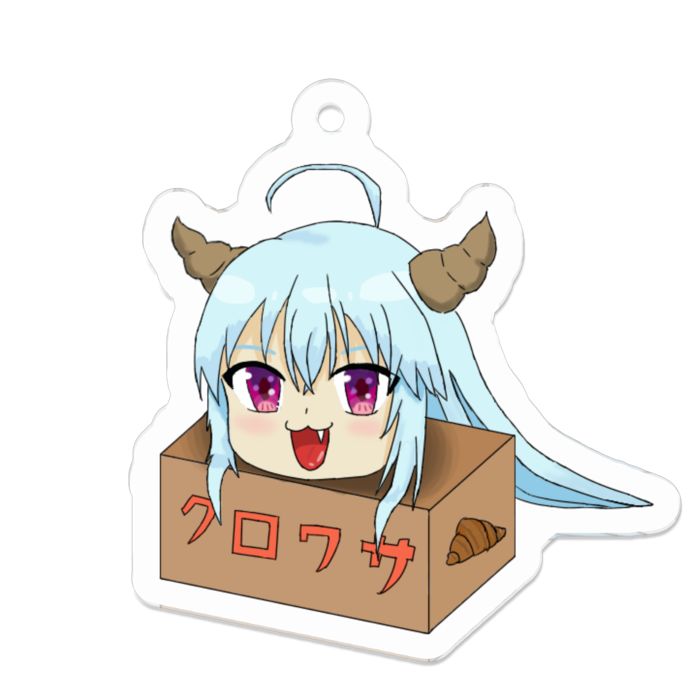 アクリルキーホルダー - 50 x 50 (mm)