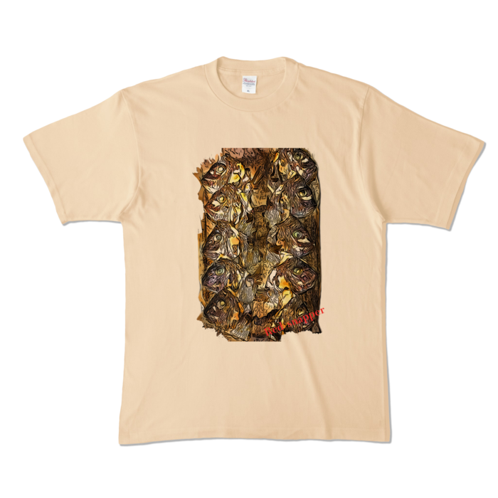 カラーTシャツ - XL - ナチュラル (淡色)