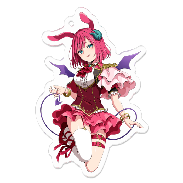 アクリルキーホルダー - 70 x 70 (mm)※注※小さめサイズ