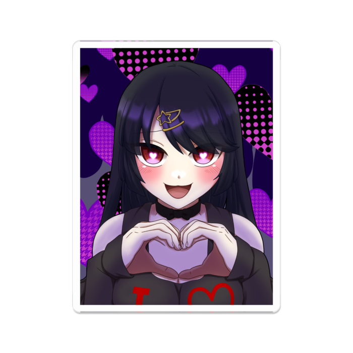 アクリルバッジ - 70 x 70 (mm)