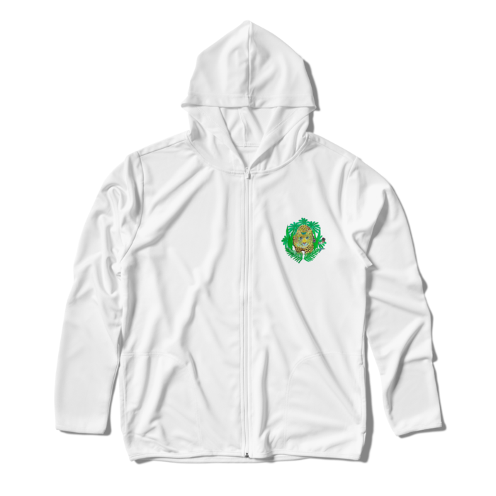 ジップパーカー - L - ホワイト