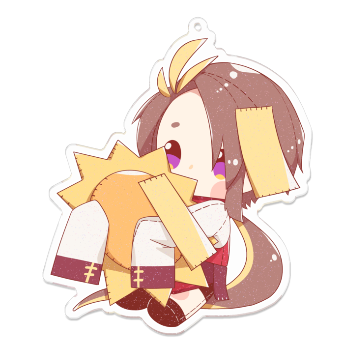 アクリルキーホルダー（コーティング） - 100 x 100 (mm)