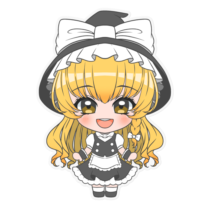 ステッカー - 160 x 160 (mm)クリア