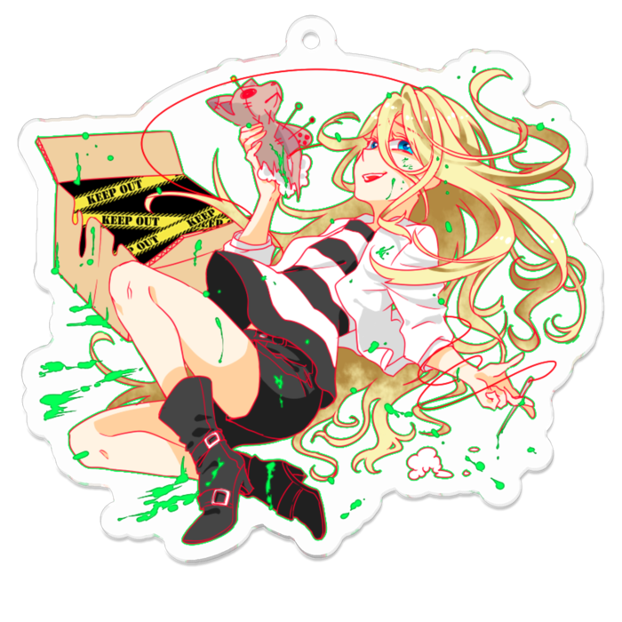 アクリルキーホルダー - 70 x 70 (mm)