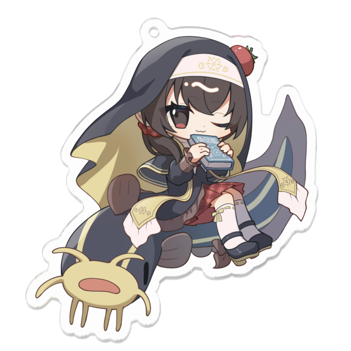 アクリルキーホルダー（コーティング） - 70 x 70 (mm)