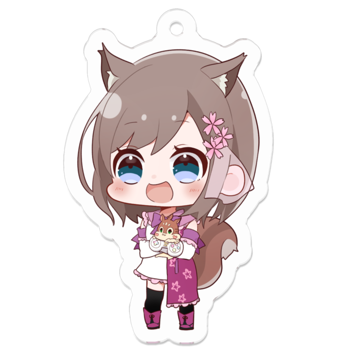 アクリルキーホルダー - 50 x 50 (mm)