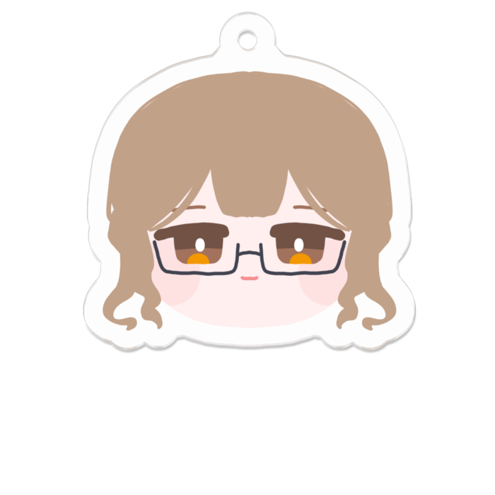 アクリルキーホルダー - 50 x 50 (mm)