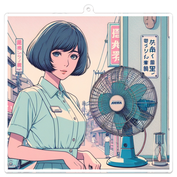 アクリルキーホルダー - 100 x 100 (mm)