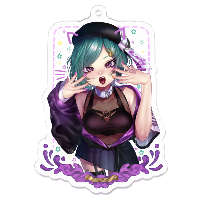 アクリルキーホルダー - 70 x 70 (mm)