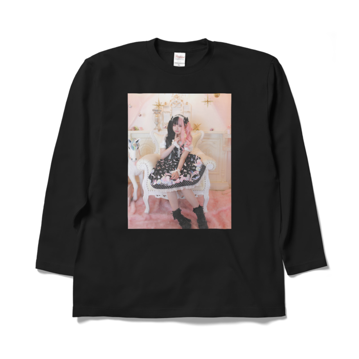 ロングスリーブTシャツ - XL - ブラック