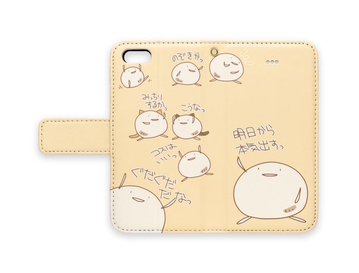 手帳型iPhoneケース - iPhone 5 / SE - ストラップ穴 あり