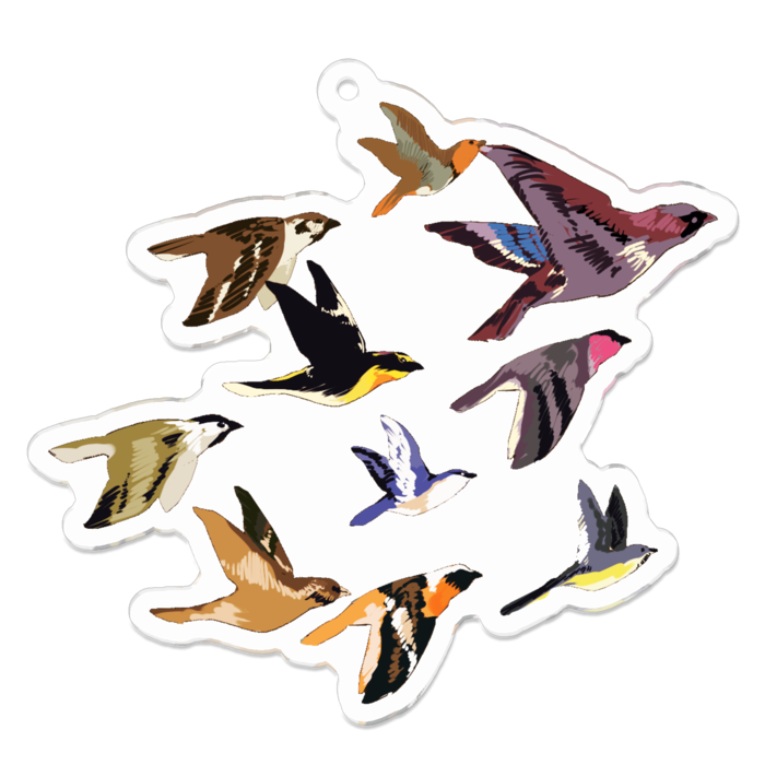 アクリルキーホルダー - 70 x 70 (mm)