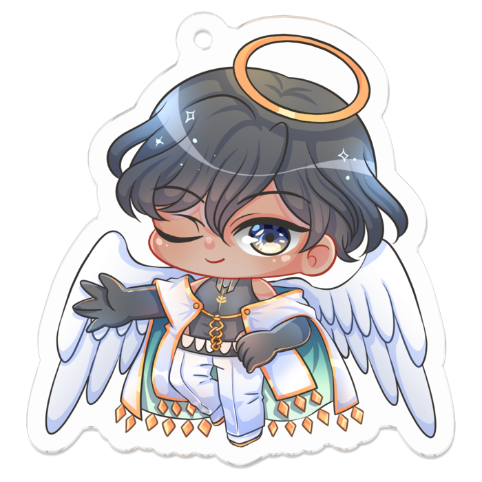 アクリルキーホルダー - 50 x 50 (mm)