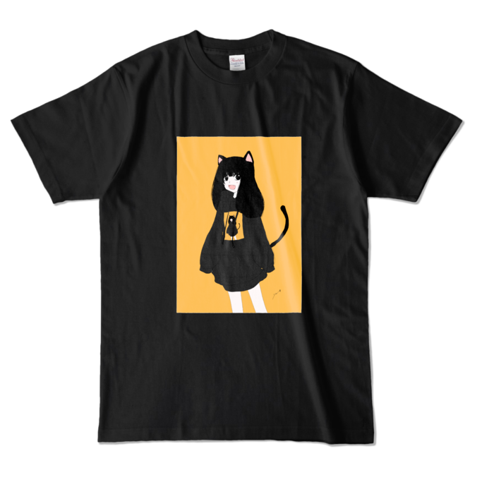 カラーTシャツ - L - ブラック (濃色)