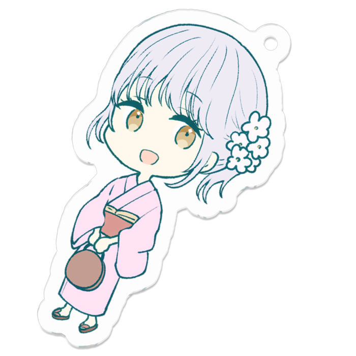 アクリルキーホルダー - 50 x 50 (mm)