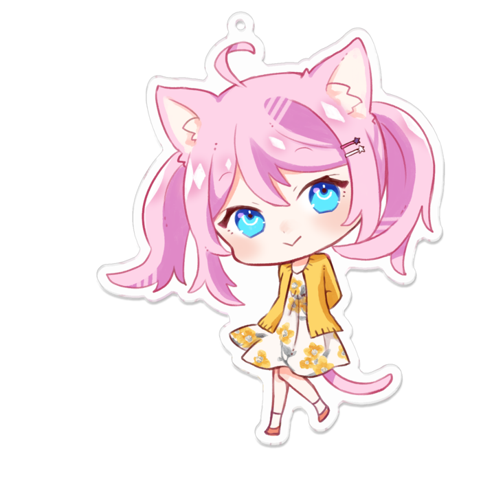 アクリルキーホルダー - 100 x 100 (mm)