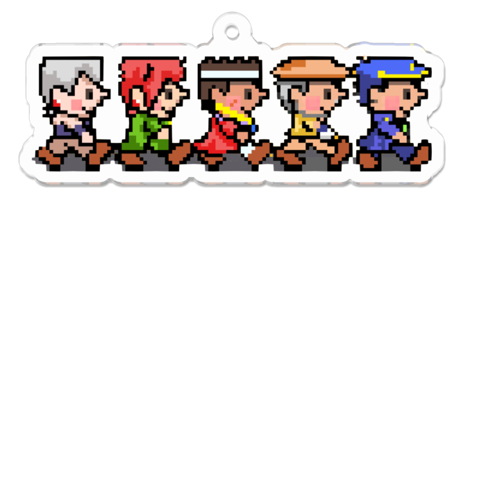 アクリルキーホルダー - 70 x 70 (mm)