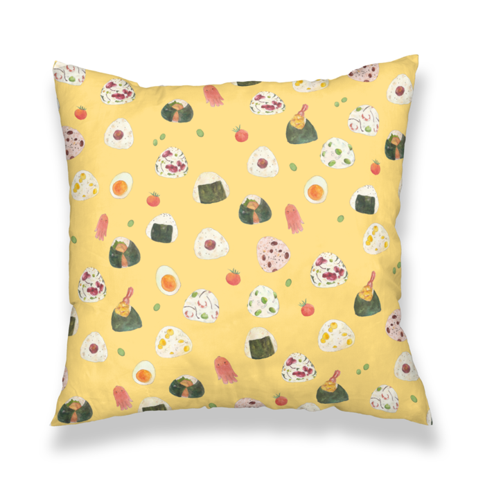 クッションカバー黄色 - 450x450(mm)(1)