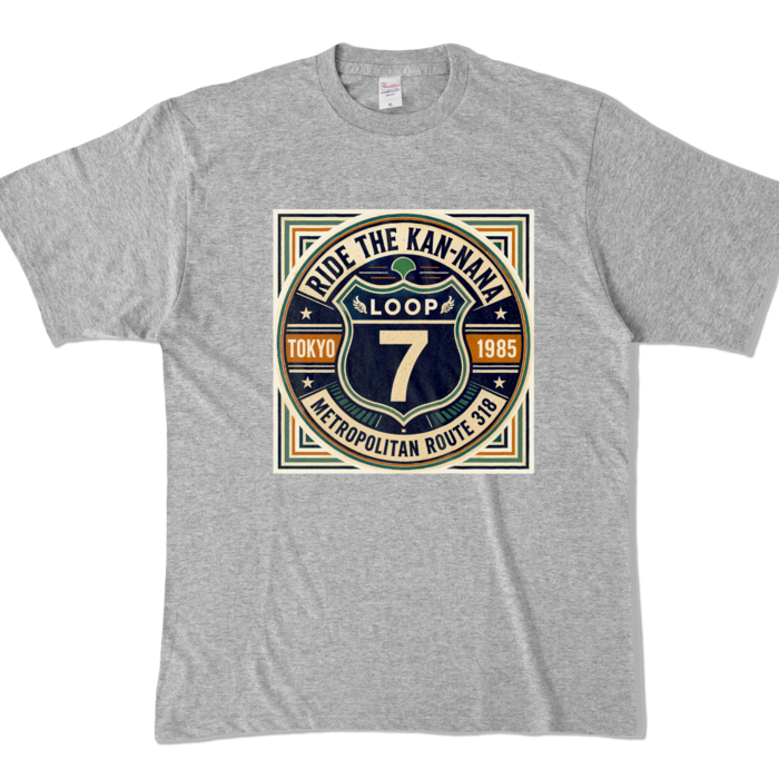 カラーTシャツ - XL - 杢グレー (濃色)
