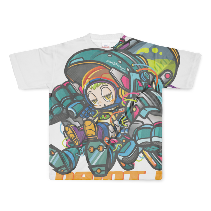 フルグラフィックTシャツ - L - 正面印刷のみ