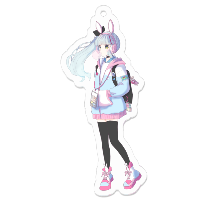 アクリルキーホルダー - 70 x 70 (mm)