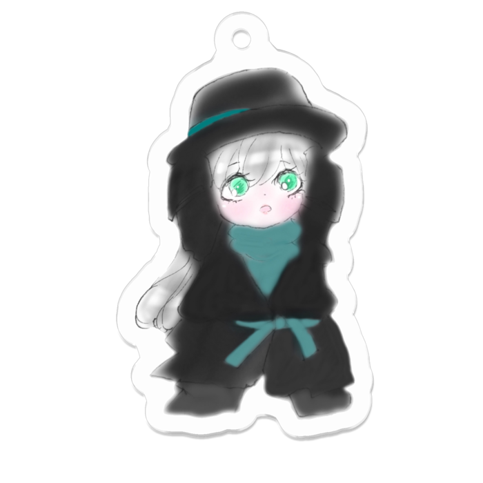 アクリルキーホルダー - 50 x 50 (mm)