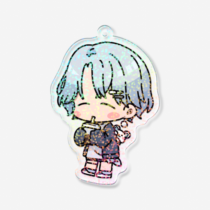 ホログラムアクリルキーホルダー - 70 × 70mm