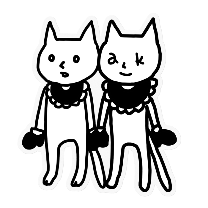 ステッカー - 100 x 100 (mm)