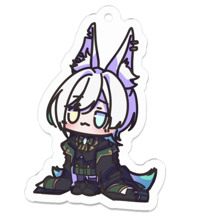 アクリルキーホルダー - 50 x 50 (mm)　フォーマル