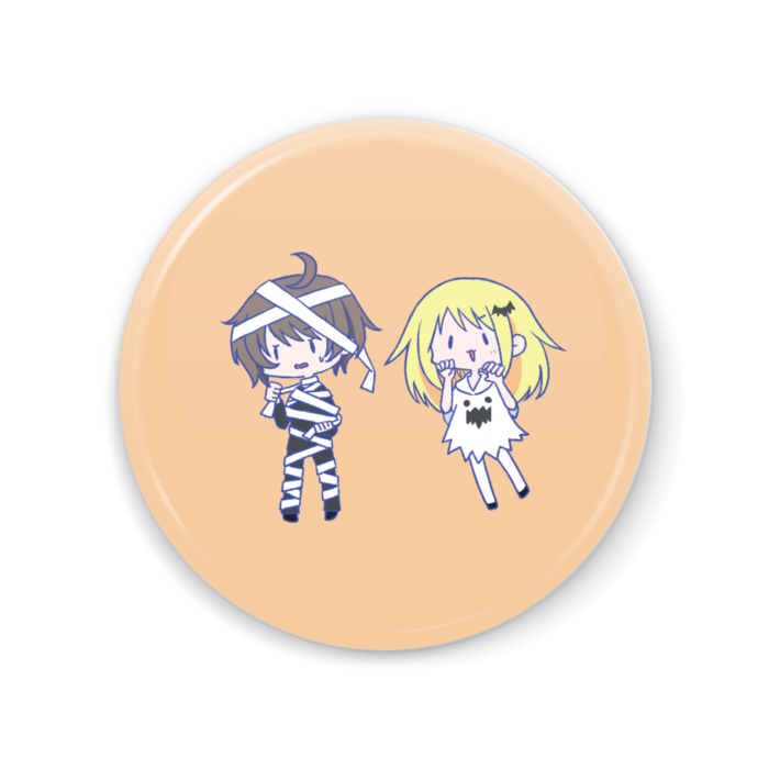 缶ミラー - 56mm　ハロウィン（オレンジ）