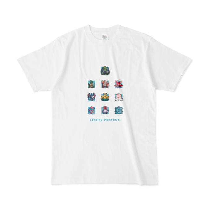 Tシャツ - L - 白【blue】