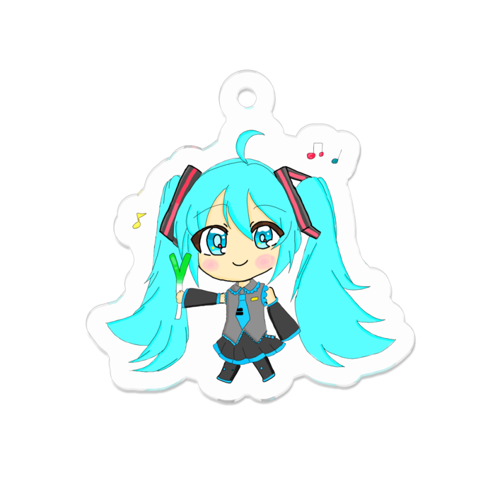アクリルキーホルダー - 50 x 50 (mm)