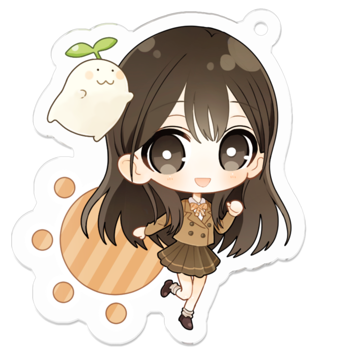 アクリルキーホルダー - 50 x 50 (mm)