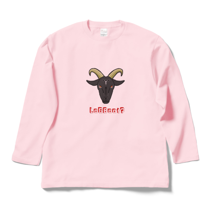 ロングスリーブTシャツ - L - ライトピンク