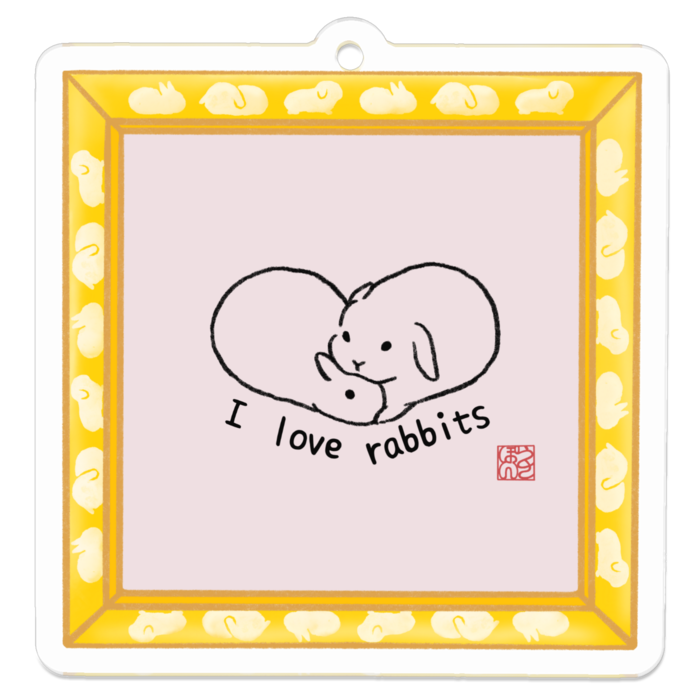 アクリルキーホルダー - 50 x 50 (mm)(3)