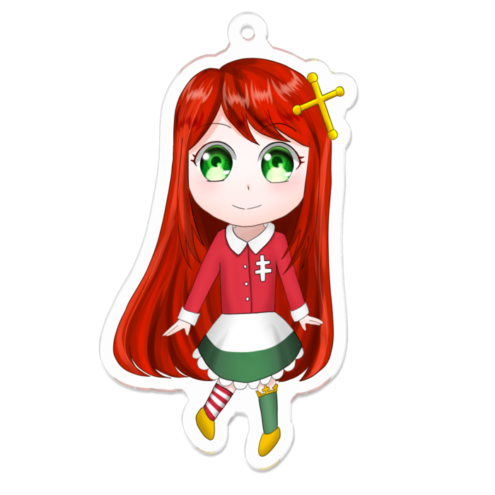 アクリルキーホルダー - 70 x 70 (mm)