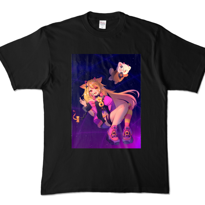 カラーTシャツ - XL - ブラック (濃色)