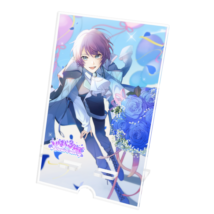 アクリルスマホスタンド - 100x160mm(ケーブル穴あり)