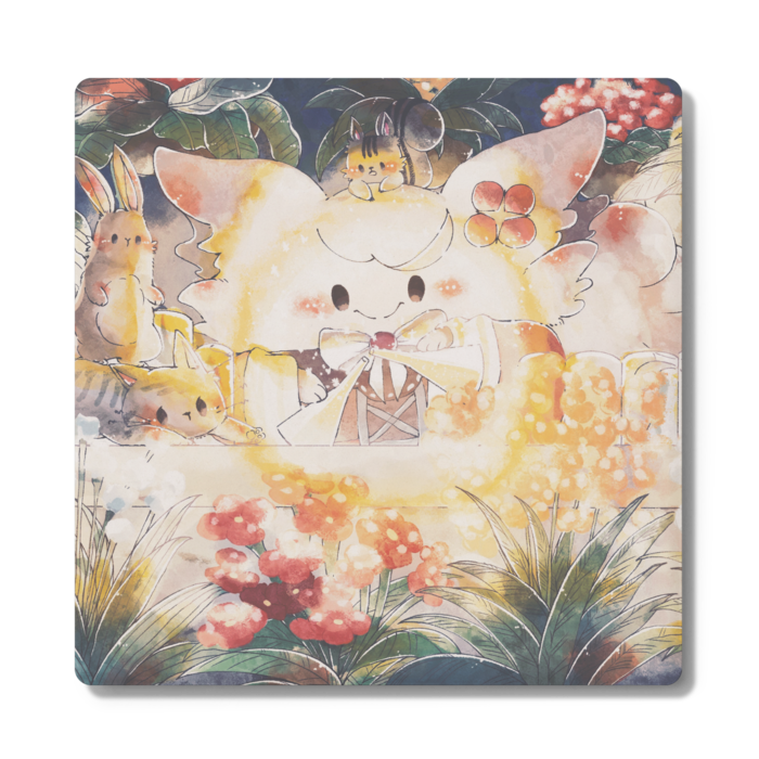 四角形コースター🧪-renkinmahou-
